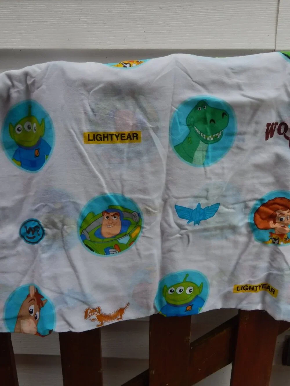 Toy Story Twin Flat Sheet Bedding Fabric